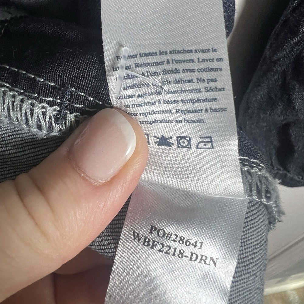 Faherty Charlotte Denim Jumpsuit Dark Wash Size Medium NWOT **Missing Belt** - Picture 14 of 15